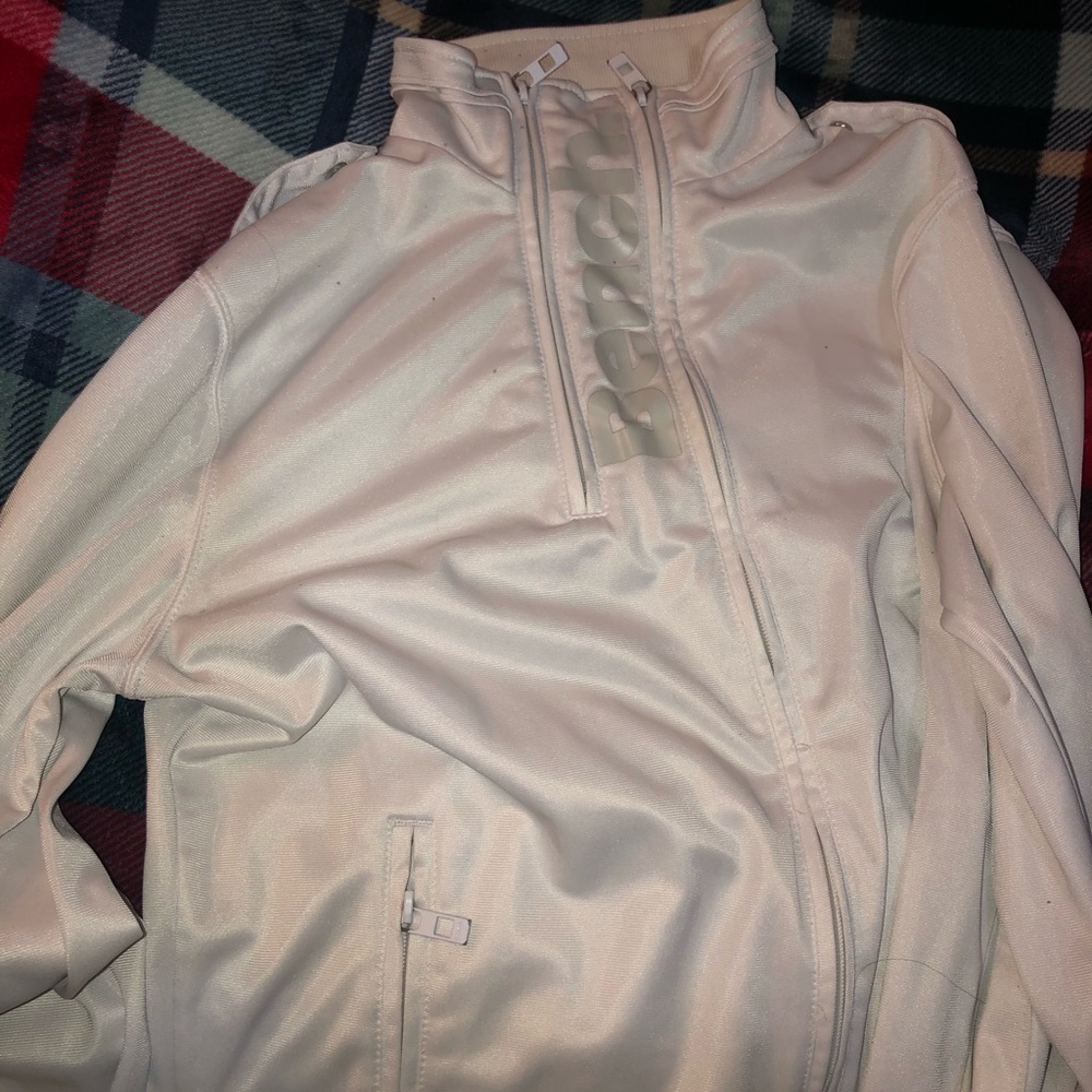 White bench jacket